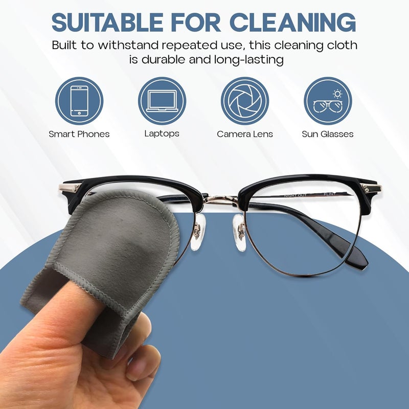 Basesit Eyeglass Cleaning Cloth, 4 Pack, Eyeglass Cleaning Wipes, Lens Wipes for Eyeglasses, Eye Glasses Cleaner Wipes, Eye Glass Clean Cloths, Eye Glasses Cleaner Cloth (Pink/Yellow) - Image 4